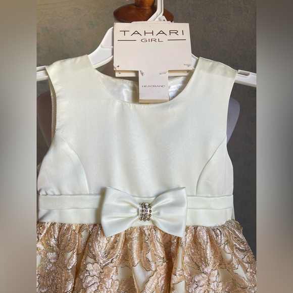 TAHARI GIRL Toddler Formal Dress Size 4 - Picture 2 of 8